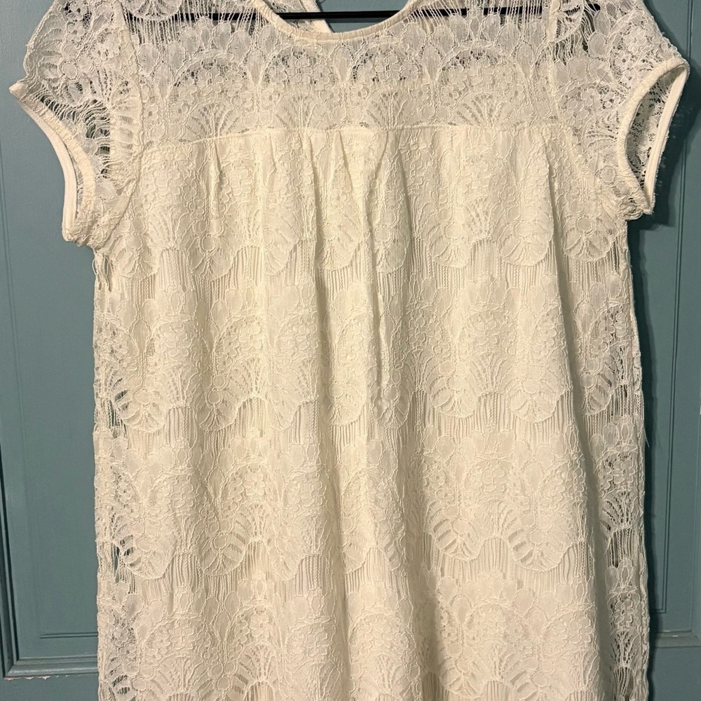 Rebellion White Lace Top